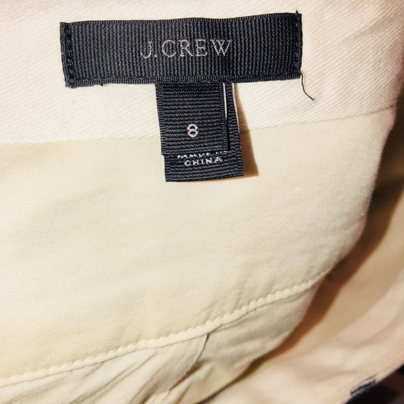 Navy Blue Striped J. Crew Skirt - Picture 2 of 2